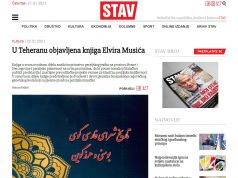 U Teheranu objavljena knjiga Elvira Musića